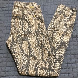 DL 1961 snake print Denim